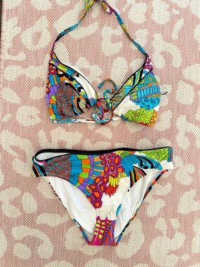 Trina Turk two piece bikini swim set, medium